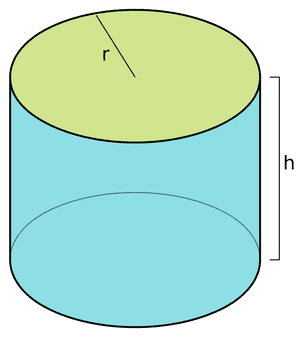 cylender radius and height calculator